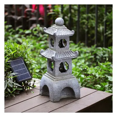 Pagoda Solar Garden Fountain