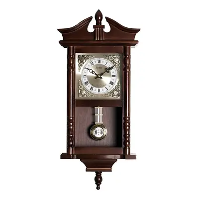 Acctim Westbury Radio Controlled Large Dark Wooden Westminster Chiming regulator Quartz Wall Clo