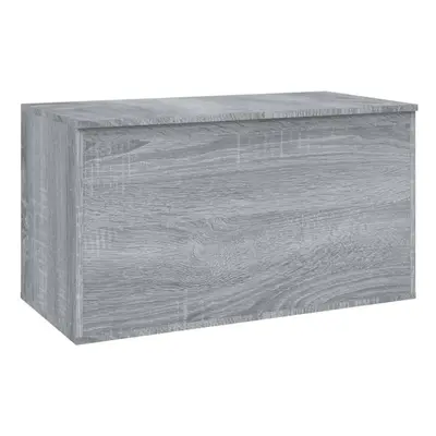 (grey sonoma) vidaXL Storage Chest Home Organiser Cabinet Trunk Container Engineered Wood