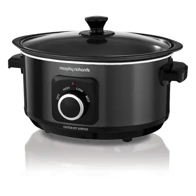 Morphy Richards Slow Cooker Sear and Stew 3.5L Black Slowcooker