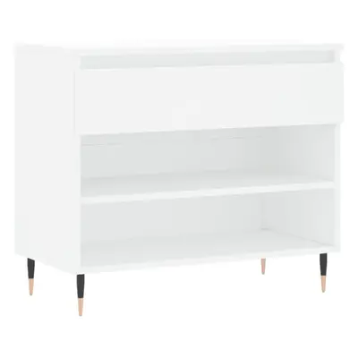 (white) vidaXL Shoe Cabinet Shoe Cupboard Shoe Storage Rack Shelf Engineered Wood