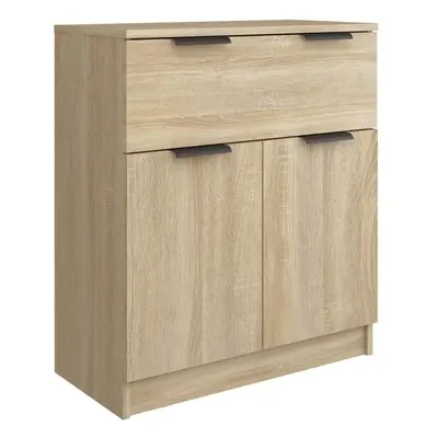 (sonoma oak) vidaXL Sideboard Console Cabinet Storage Cupboard Highboard Engineered Wood