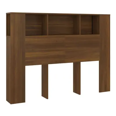 (brown oak) vidaXL Headboard Cabinet Bed Headboard Home Indoor Furniture Multi Colours