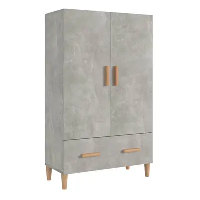 (concrete grey) vidaXL Highboard Sideboard Storage Cabinet Cupboard Bookcase Engineered Wood