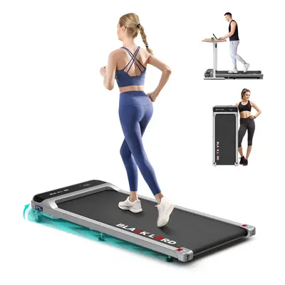 BLACK LORD Treadmill Walking Pad Fitness Incline MS2 Silver