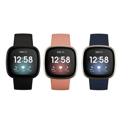 Fitbit Versa Health & Fitness Smartwatch Onyx Black/Black