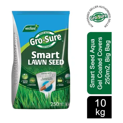 Gro-Sure Smart Seed Aqua Gel Coated covers 250m2, 10Kg Big Bag