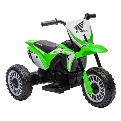 HOMCOM Honda CRF450RL Licensed 6V Kids Electric Motorbike w/ Horn - Green