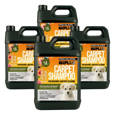 (Citrus & Cedar, 20L) Pro-Kleen 5L MAXPlus Carpet Cleaner