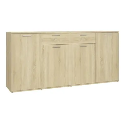 vidaXL Sideboard Sonoma Oak Engineered Wood Storage Cupboard Furniture Set