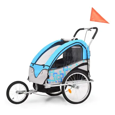 vidaXL 2-in-1 Bicycle Trailer & Stroller | Convertible Kids' Stroller