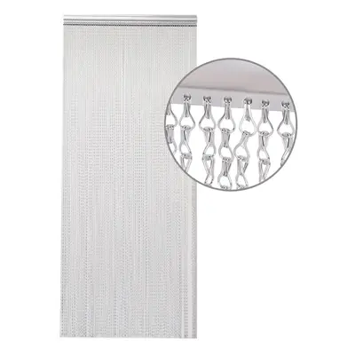 (Silver) Aluminium Chain Curtain x 90cm