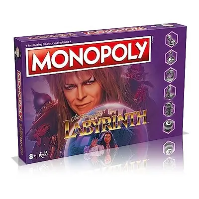 Winning Moves Labyrinth Monopoly Board Game, Goblin King explore Jim Henson's Labyrinth staring 