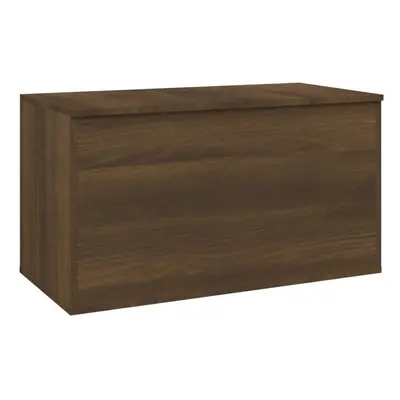 (brown oak) vidaXL Storage Chest Home Organiser Cabinet Trunk Container Engineered Wood