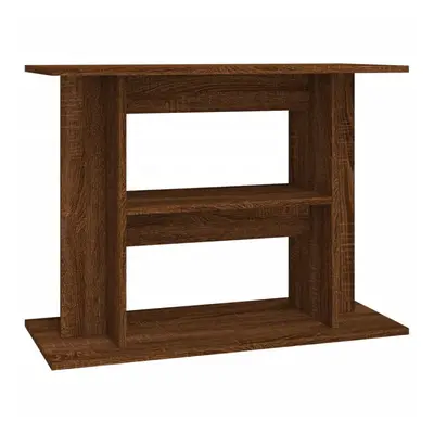 (brown oak, x x cm) vidaXL Aquarium Stand Fish Tank Stand Cabinet Aquarium Base Engineered Wood