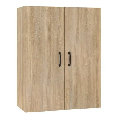 (Sonoma oak) vidaXL Hanging Cabinet Floating Cabinet Wall Storage Cabinet Engineered Wood