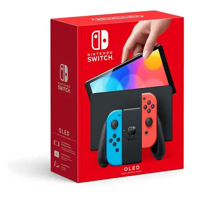 Nintendo Switch OLED Console (64GB, Neon)