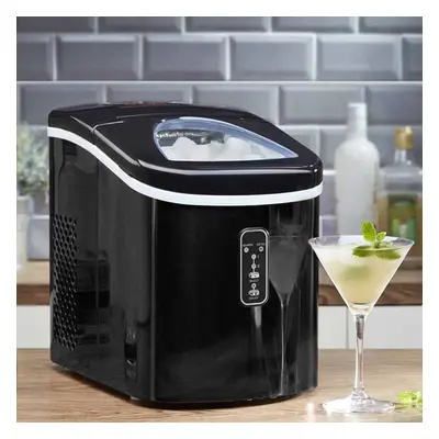 Ice Cube Maker Machine Electric 13kg Per Day Cooks Professional Black