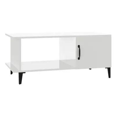 (High gloss white) vidaXL Coffee Table Engineered Wood Couch Centre Accent Table Multi Colours