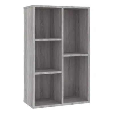 (grey sonoma) vidaXL Book Cabinet/Sideboard Home Bookshelf Stand Highboard Engineered Wood