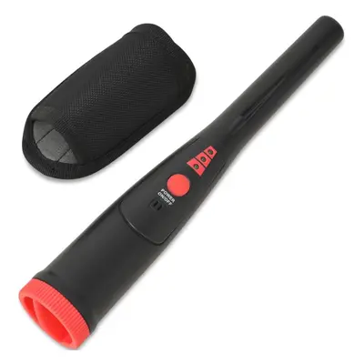 vidaXL Pinpointer Metal Detector Black and Red Inspector Tester Finder Tool