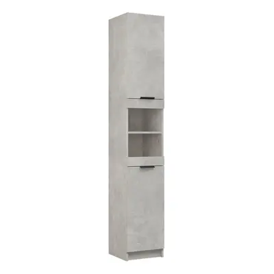 (Concrete grey) vidaXL Bathroom Cabinet Washroom Storage Cabinet Cupboard Engineered Wood