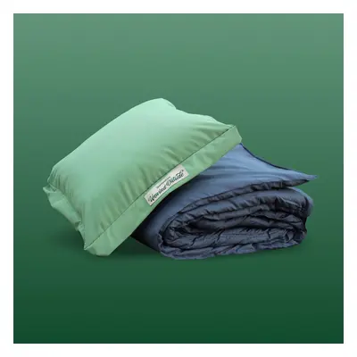 (Light Green) Slumberdown Unwind Outside Outdoor in Blanket Cushion UK Made