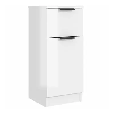 (High gloss white, 1) vidaXL Sideboard Cabinet Home Organiser Cupboard Side Cabinet Engineered W