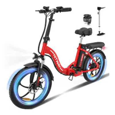 (Red) HITWAY Bk6s Electric Bike Ebikes up 90KM