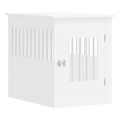 (white, x x cm) vidaXL Dog Crate Furniture Pet Doghouse Dog Kennel Dog Cage Engineered Wood