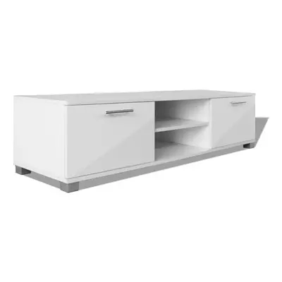 vidaXL TV Hifi Cabinet Sideboard Unit Stand High-Gloss White MDF TV Stand