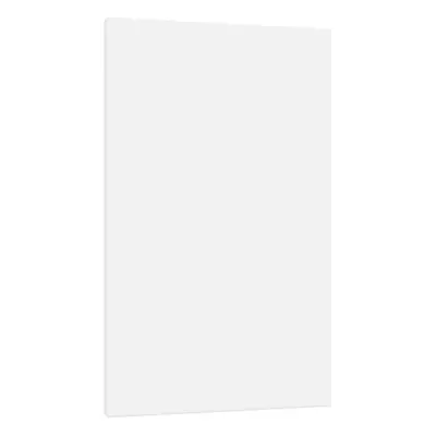 (50 x x 1.5 cm) vidaXL Stretched Canvases Blank Canvas pcs White Fabric and Solid Wood Pine