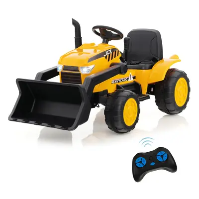 Kids Ride on Excavator 12V Battery Powered Bulldozer Digger w/ Music