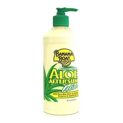 Banana Boat Aloe After Sun Lotion Pump Ounce (473ml) (2 Pack)