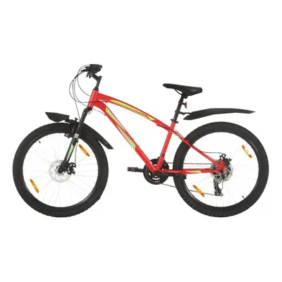 vidaXL Mountain Bike Speed inch Wheel cm Red Outdoor Sport Bicycle