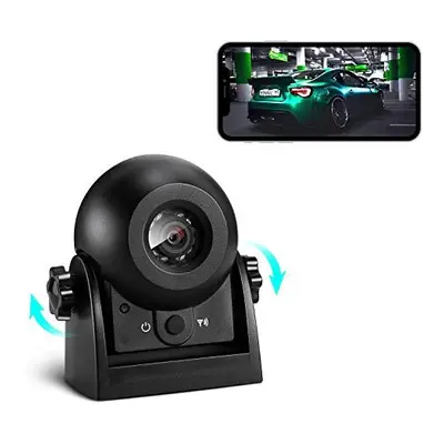 Reversing Camera Wireless, WiFi Backup Camera Magnetic Super Night Vision / IP68 Waterproof Rear