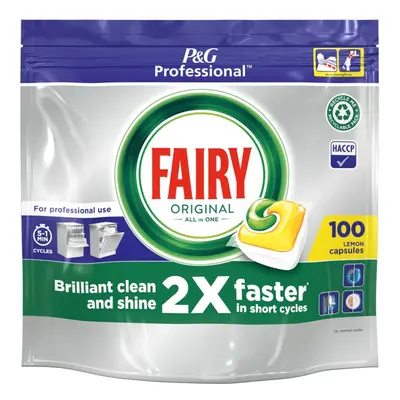 Fairy Professional All In One Dishwasher Tab Lemon3.02kg(Packof 1)