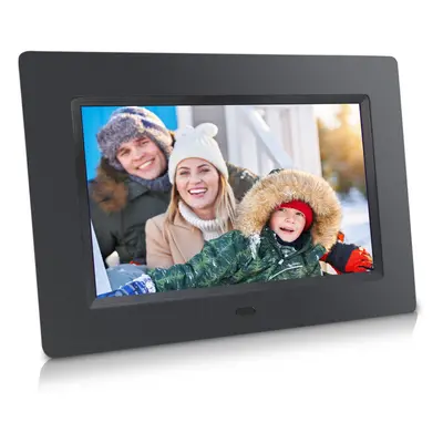 (10 Inch Black) Digital Photo Frame with Music/Video/Calendar/Alarm Clock (Remote Control/Black/