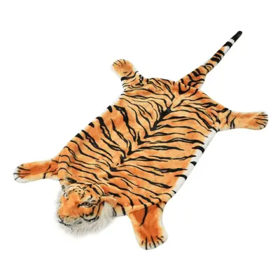 vidaXL Tiger Carpet Plush 144cm Brown Home Living Room Floor Mat Soft Rug