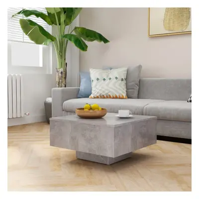 vidaXL Coffee Table Concrete Grey Chipboard Couch Side Centre Accent Table