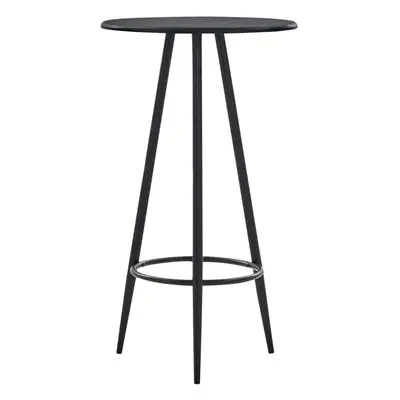 vidaXL Bar Table Black 60x107.5cm Bistro Table High Bar Table Counter Table