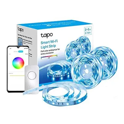 TP-Link Tapo Smart LED Light Strip, two lights included (5 meters each), Wi-Fi App Control RGB M