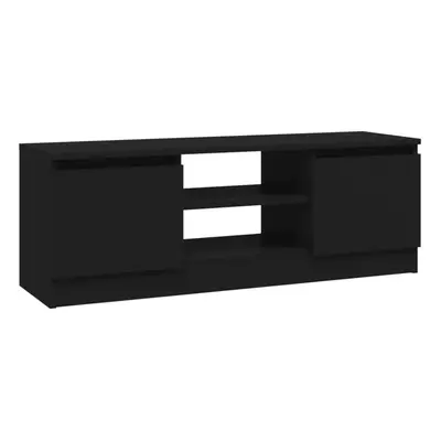 (black) vidaXL TV Cabinet with Door Media Unit Cabinet Stand Furniture Multi Colours