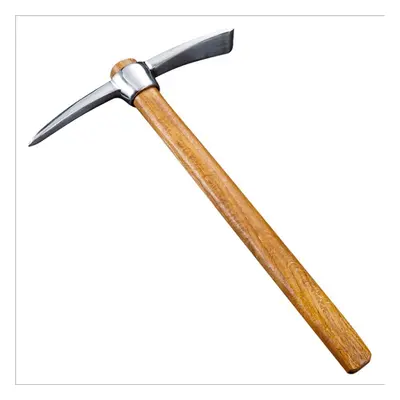 Garden Pick Hoe, Pickaxe Heavy Duty Pick Axe Hand Tool for Transplanting Digging Planting Loosen