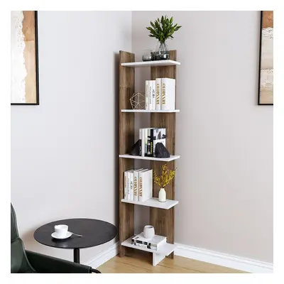 5-Tier Corner Shelf Storage Rack Bookcase Display Stand