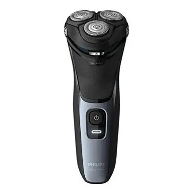 Philips Series Wet or Dry Men's Electric Shaver with a 5D Pivot & Flex Heads, Shiny Blue