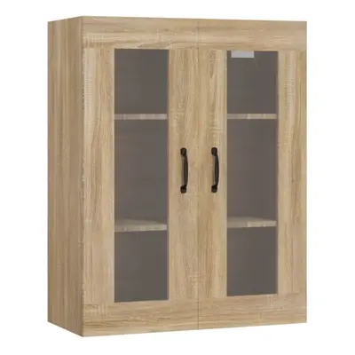 (Sonoma oak) vidaXL Hanging Wall Cabinet Storage Cabinet Wall Cupboard Floating Cabinet