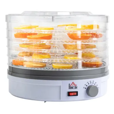 HOMCOM Tier Food Dehydrator for Drying Fruit Meat Vegetable Jerky Pet Treat