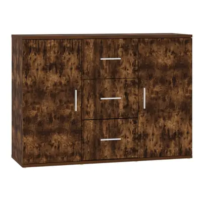 (smoked oak) vidaXL Sideboard Storage Cabinet Cupboard Highboard Cabinet Engineered Wood