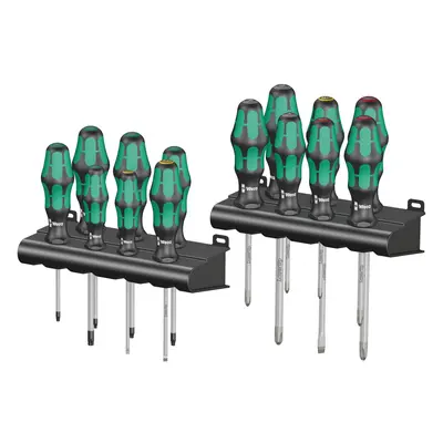 Wera Kraftform Big (Pack 300) Series Screwdriver Set, Green